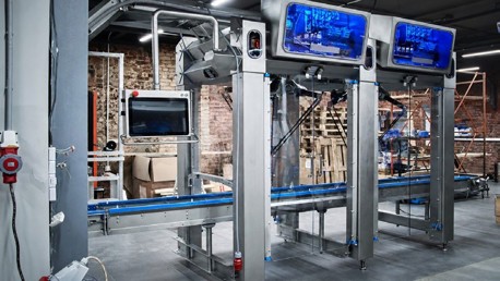 RexR packing line installed over an existing conveyor line