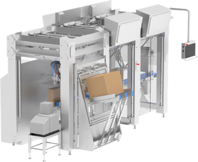 RexR packing line with conveyors